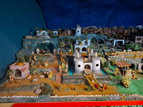 Presepe in movimento di Malcesine sul Garda