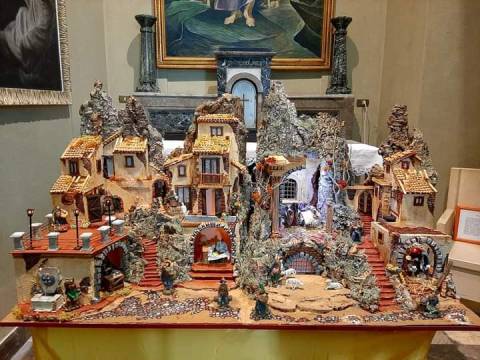 Presepio permanente della Parrocchia San Giorgio Tempio della Vittoria Chiesa degli Artisti arcidiocesi di Reggio Calabria Bova