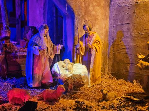 Presepe monumentale chiesa di San Giuseppe- Lago