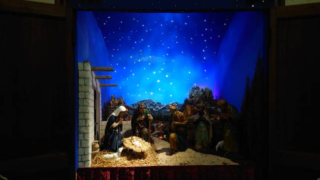 Presepio della Chiesa di Robegano (Venezia)