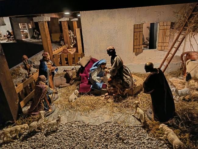 Presepe della parrocchia di Motta d'Este Padova