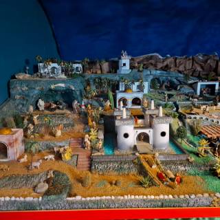 Presepe in movimento di Malcesine sul Garda