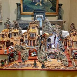 Presepio permanente della Parrocchia San Giorgio Tempio della Vittoria Chiesa degli Artisti arcidiocesi di Reggio Calabria Bova