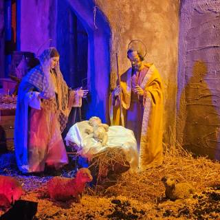Presepe monumentale chiesa di San Giuseppe- Lago